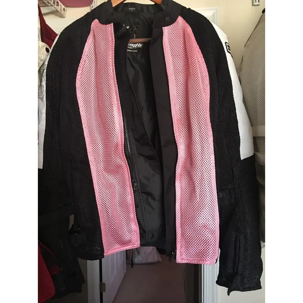 Women’s Motorcycle Jacket - #RN90261 - Picture 4 of 16
